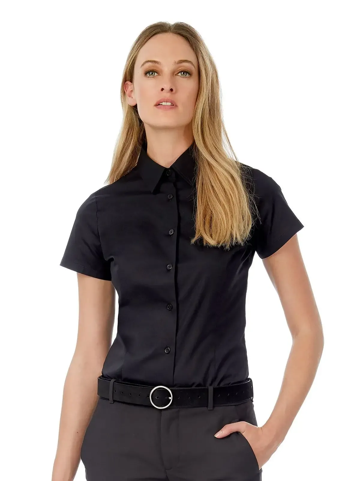 Camicia da donna in popeline elegante - B&C - BCSWP24
