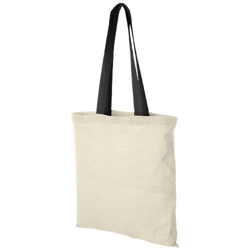 Shopper in cotone 100 g/m² con manici colorati Nevada - 7L - 120131