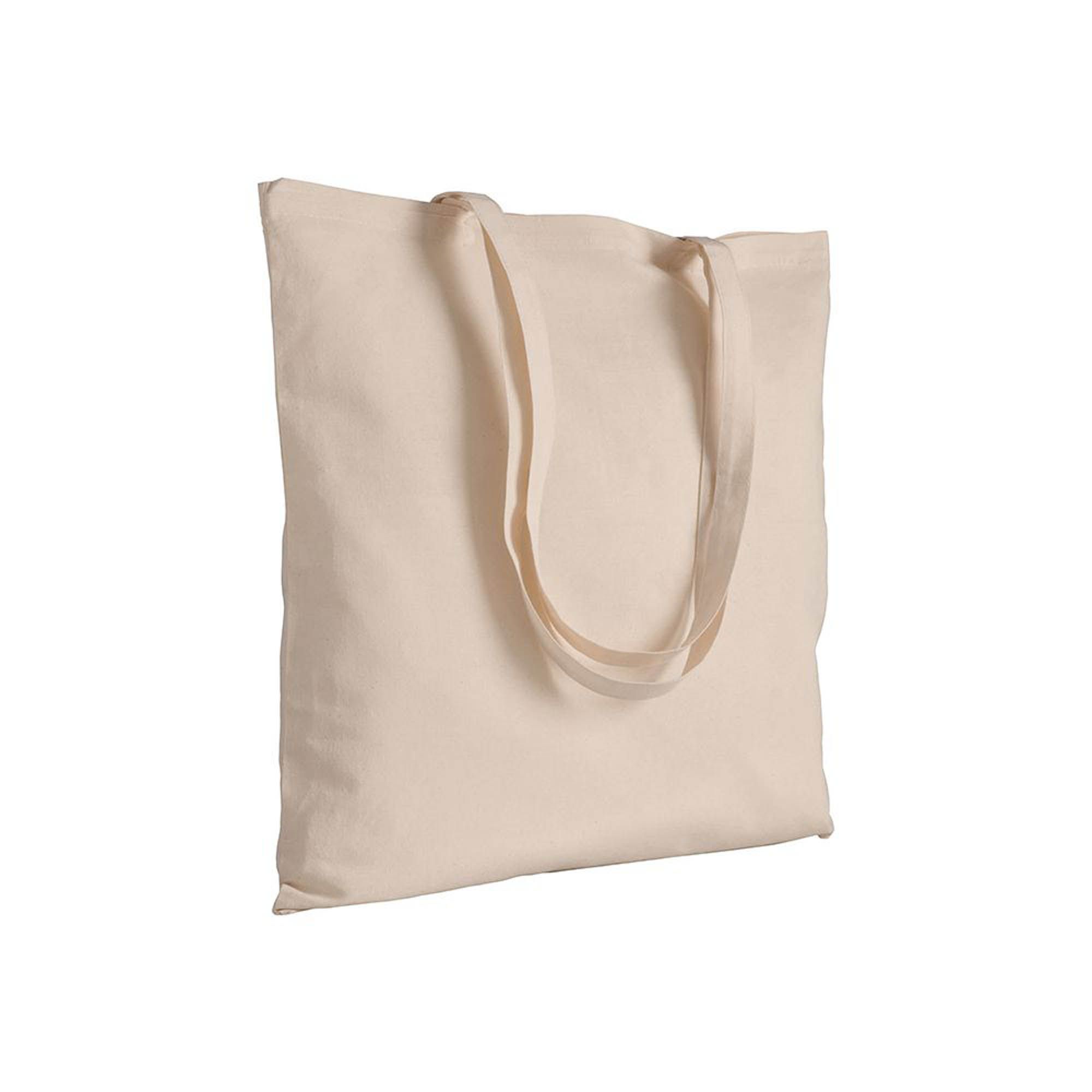 Shopper in cotone 130 g/m2, manici lunghi - 1514522