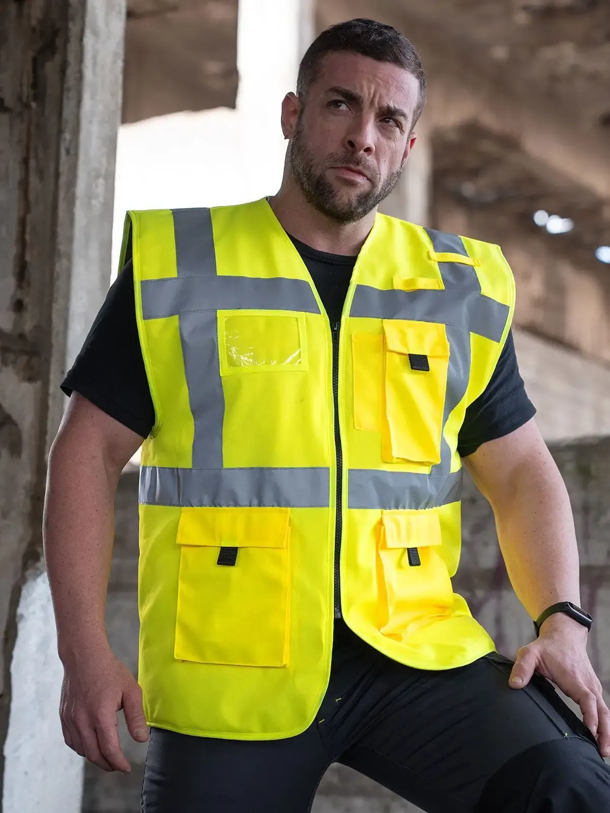 Gilet da lavoro di sicurezza comfort-fit multitasche - Korntex - KXCMFP