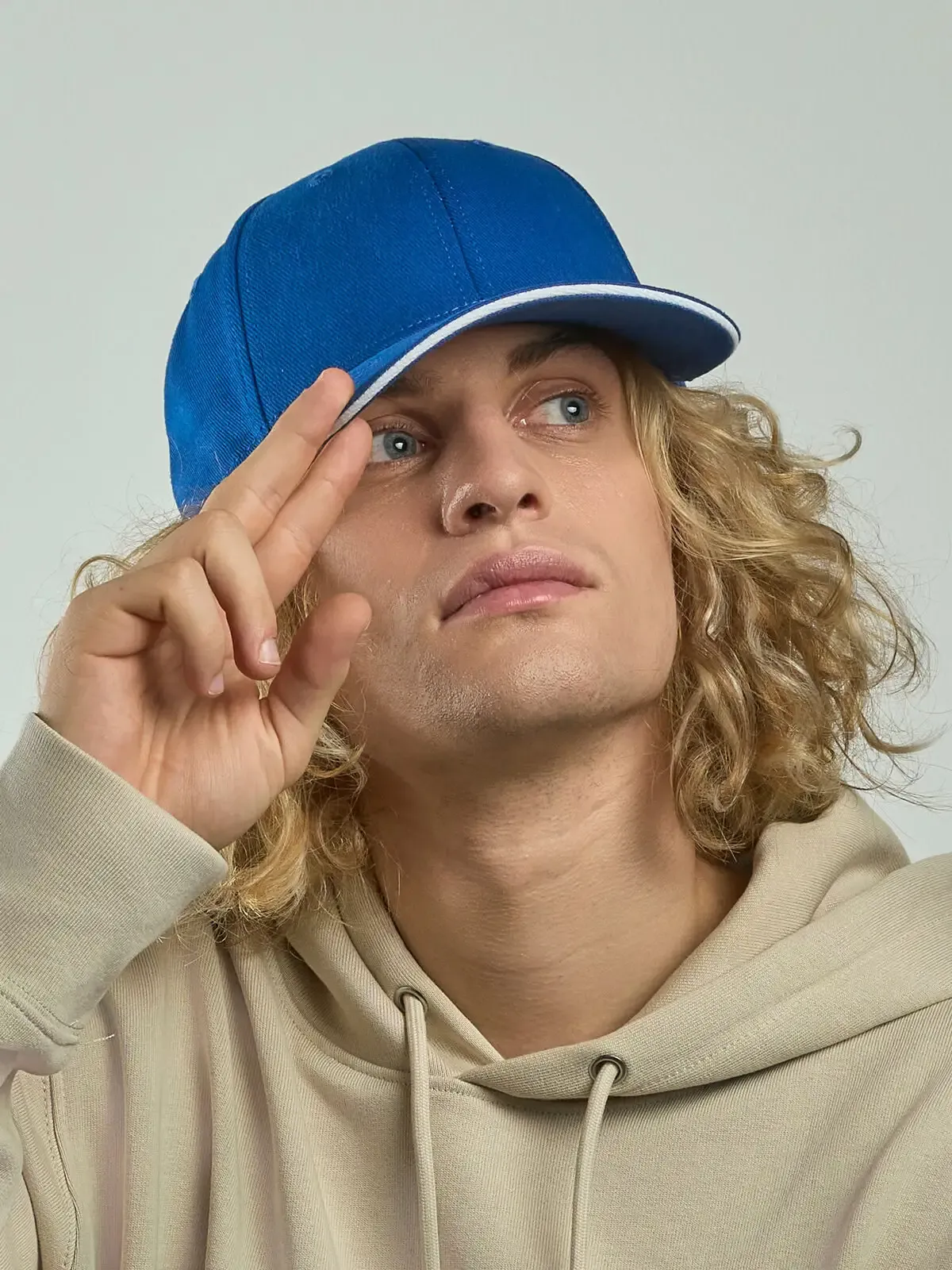 Cappellino Sandwich-S a 6 pannelli in cotone organico e riciclato - Atlantis - ATLISS