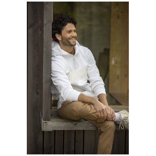 Felpa anorak con cappuccio da uomo a mezza zip Sayan - 39472