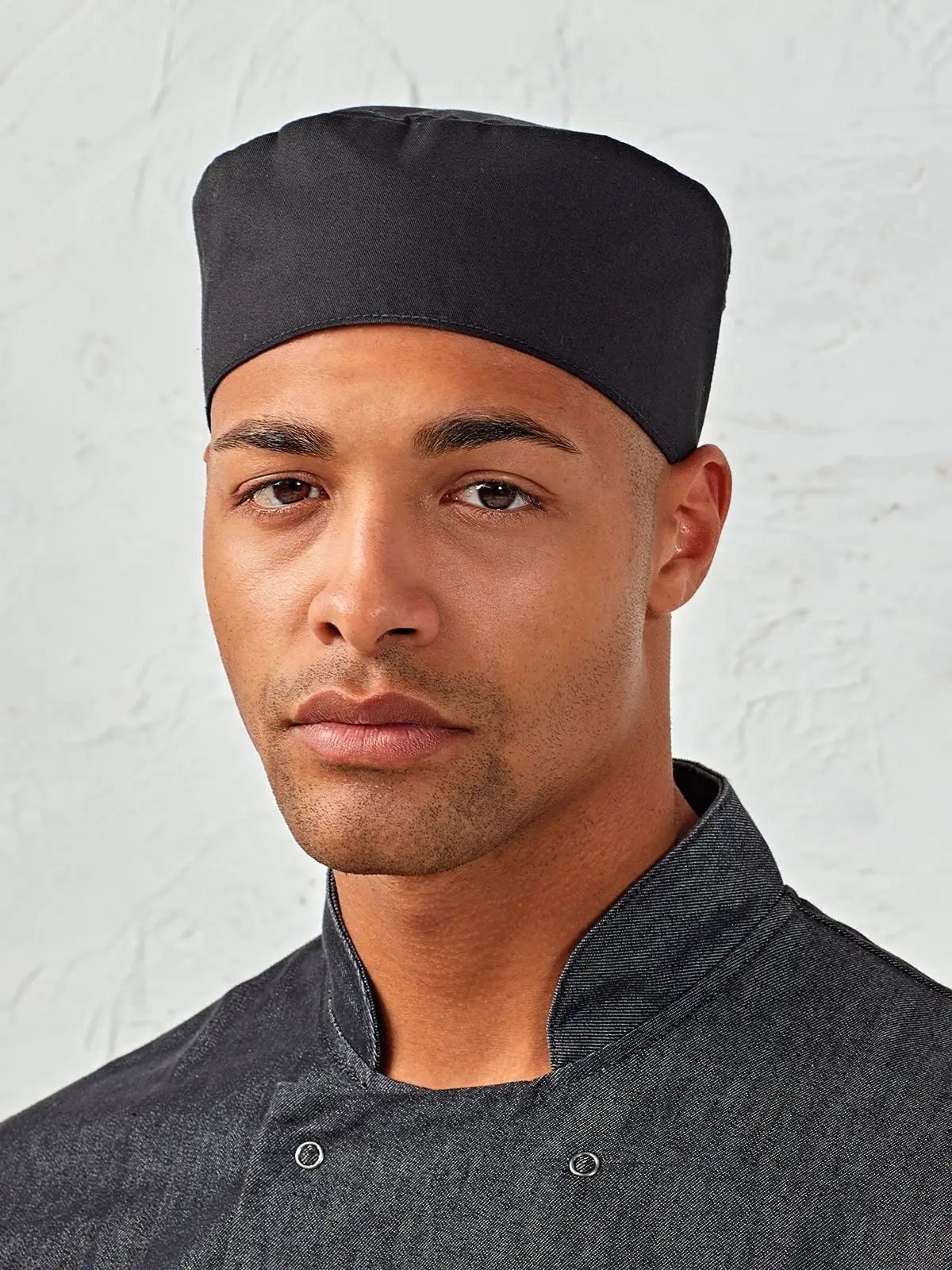 Cappellino piatto da chef elasticizzato sul retro - Premier - PR653