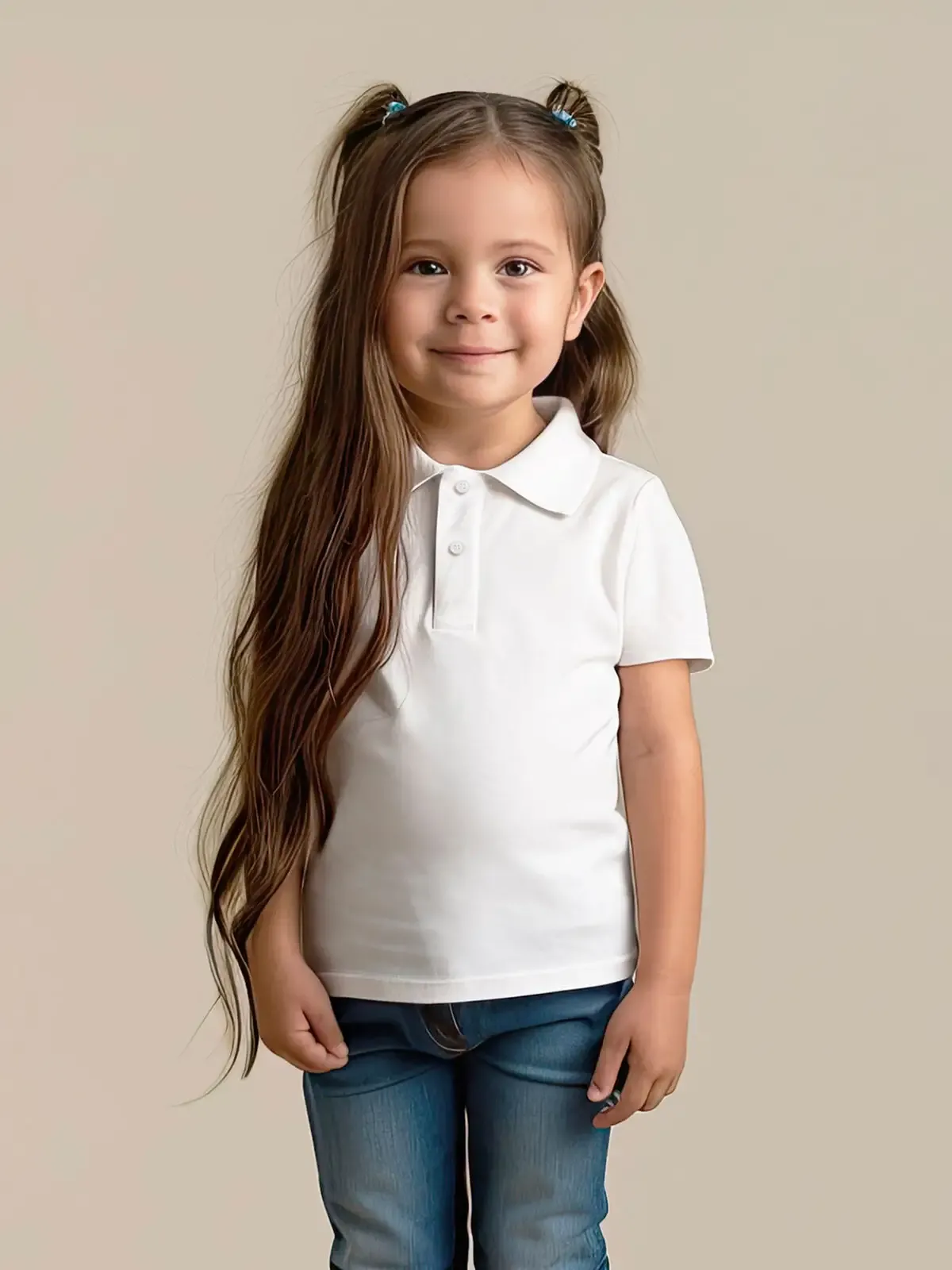 Polo a maniche corte e 2 bottoni tono su tono - Stedman - ST3200