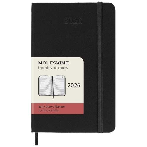 Agenda giornaliera tascabile 12 mesi con copertina rigida Moleskine - 107946