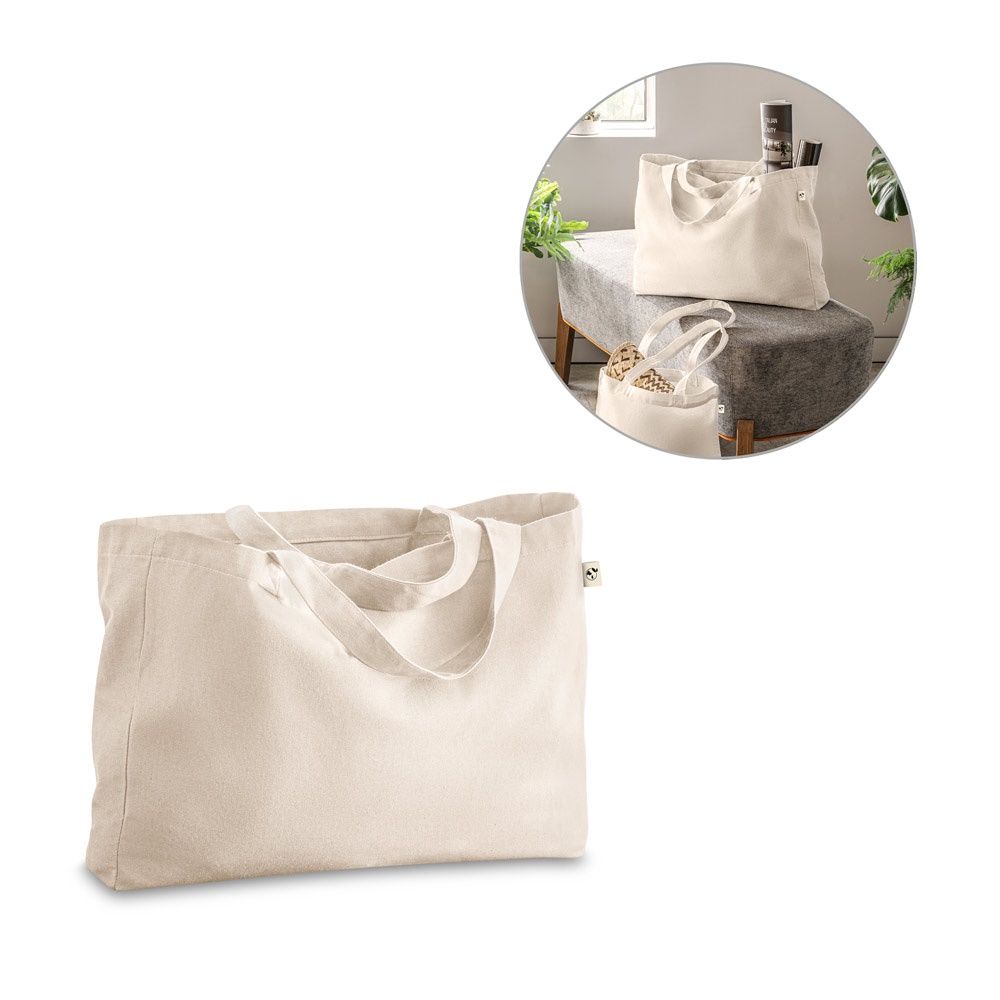 PARMA. Borsa in cotone (50%), cotone riciclato (30%) e poliestere (20% rPET) (280 g/m²) - 92330