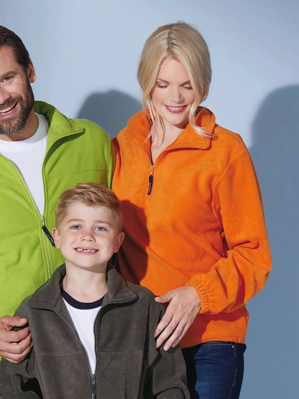 Pile con mezza zip fleece anti pilling - James & Nicholson - JN043