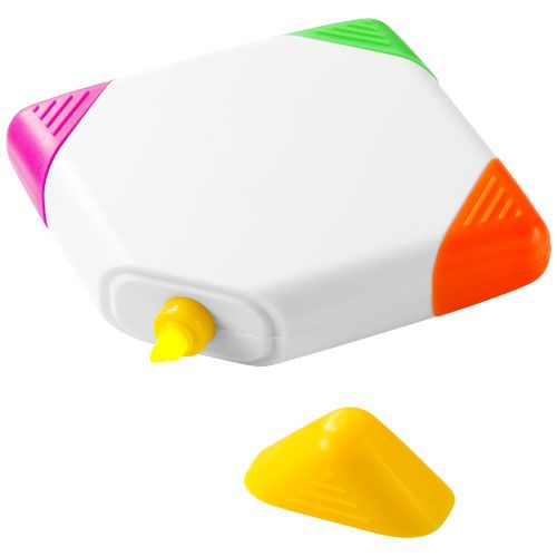 Evidenziatore quadrato a 4 colori Trafalgar - 106791