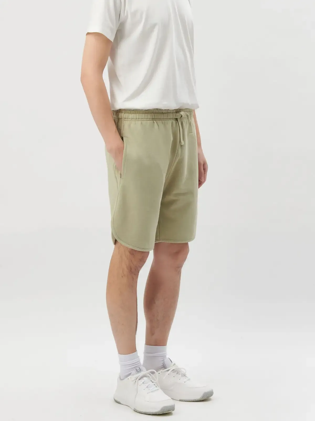 Pantaloncini genderless in felpa french terry e girovita elastico - Rock And Roll - RNR62