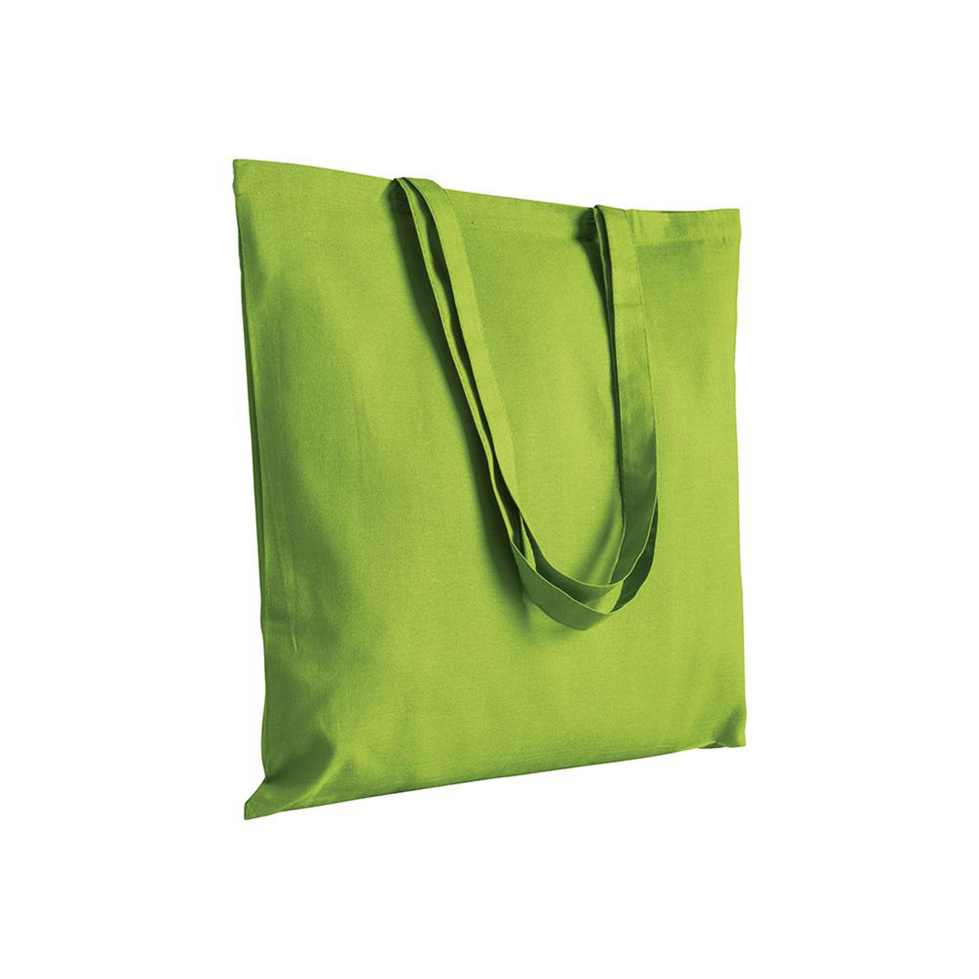 Shopper in cotone, manici lunghi - 17114