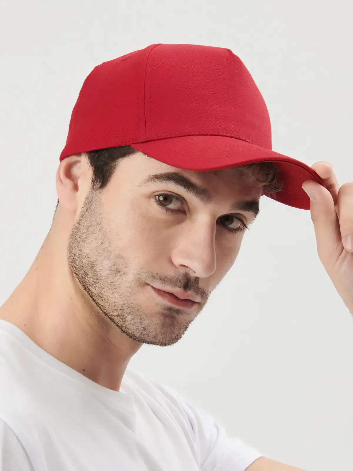 Cappellino Beat a 5 pannelli con chiusura in velcro - Bs - BS600