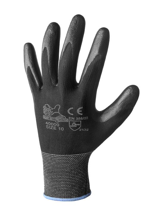 Guanto da lavoro in poliestere spalmato nitrile foam  - Heavy duty protection - 40000