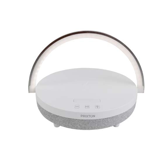 Speaker Bluetooth® 4 in 1 da 10 W con luce LED e base di ricarica wireless Prixton - 2PA160