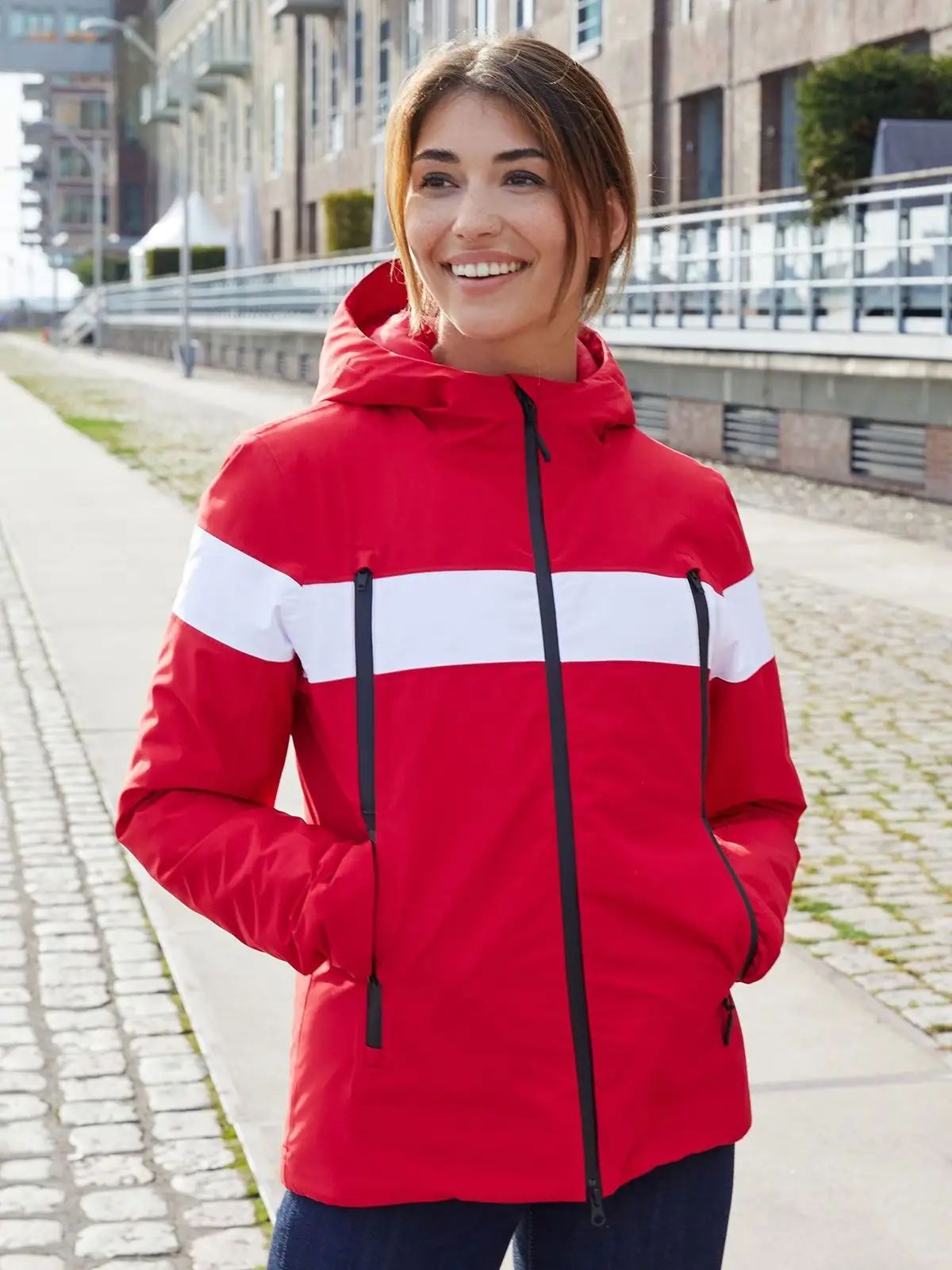 Giacca da donna sportiva invernale con imbottitura DuPont - James & Nicholson - JN1173