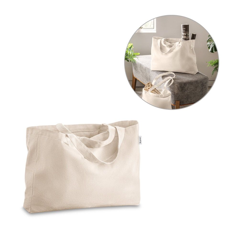 PARMA. Borsa in cotone (50%), cotone riciclato (30%) e poliestere (20% rPET) (280 g/m²) - 92330