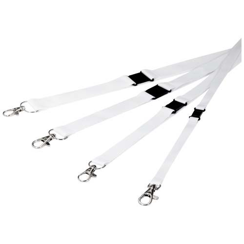 Lanyard in PET riciclato con stampa in sublimazione e sgancio di sicurezza Lois - 1PL12