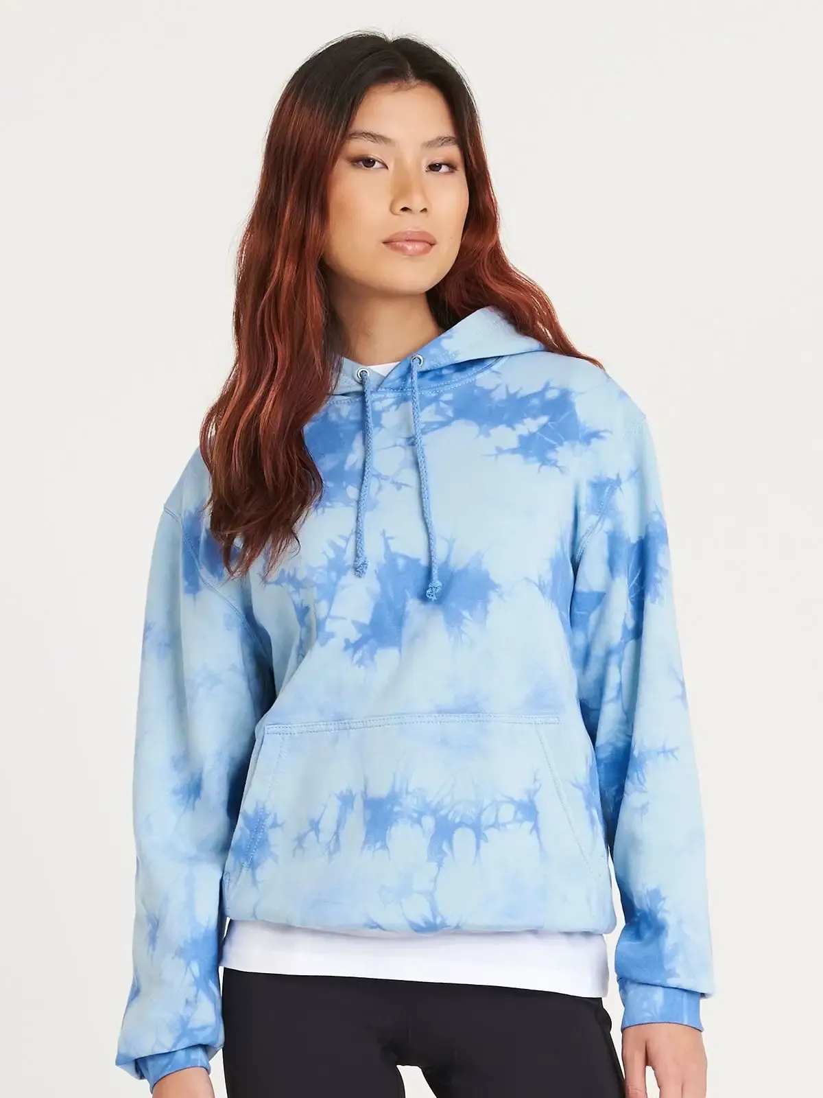 Felpa Tie Dye con cappuccio e felpata internamente - Awdis Just Hoods - JH022