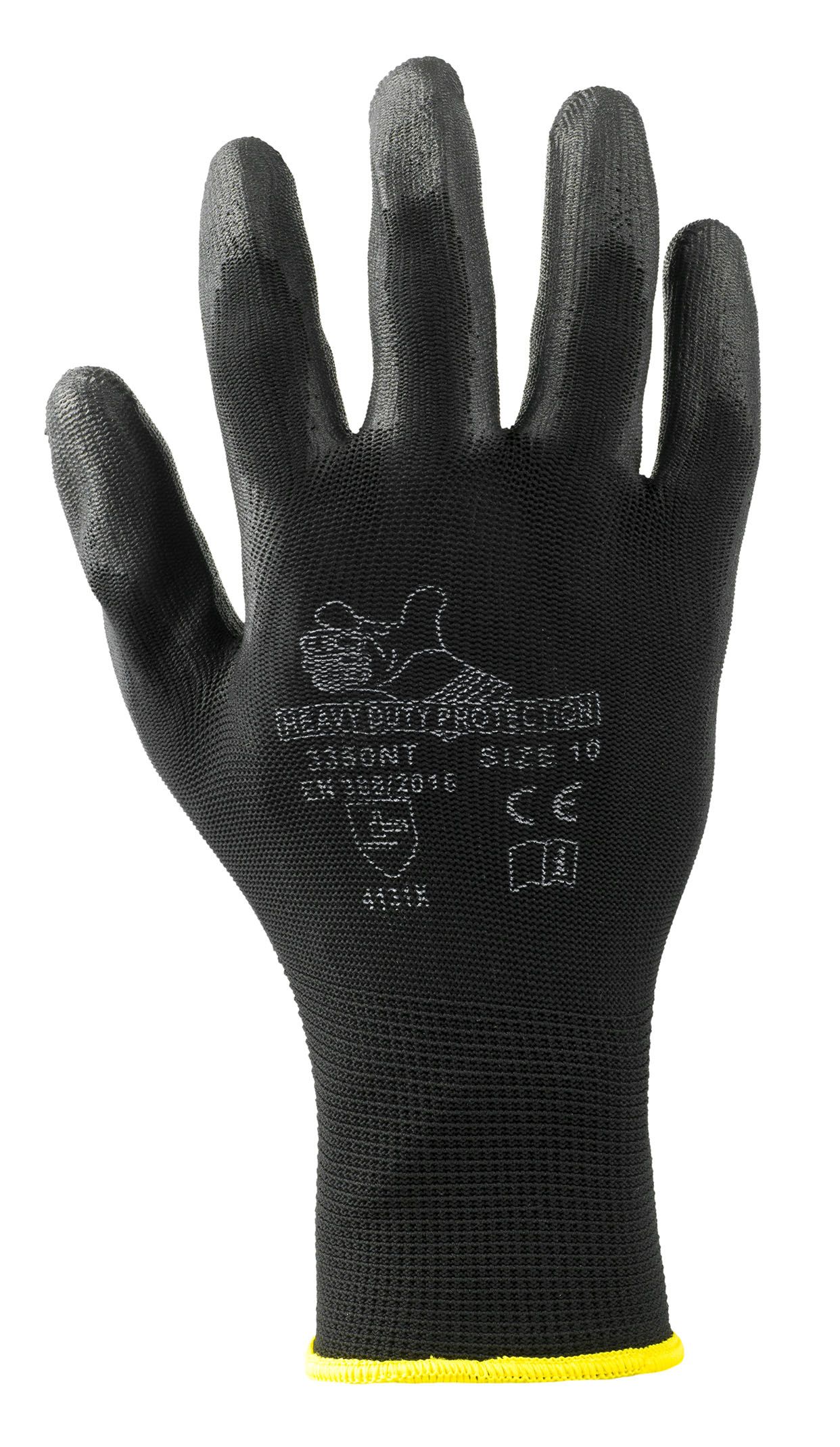 Guanto da lavoro in poliestere pu  - Heavy duty protection - 3350NT