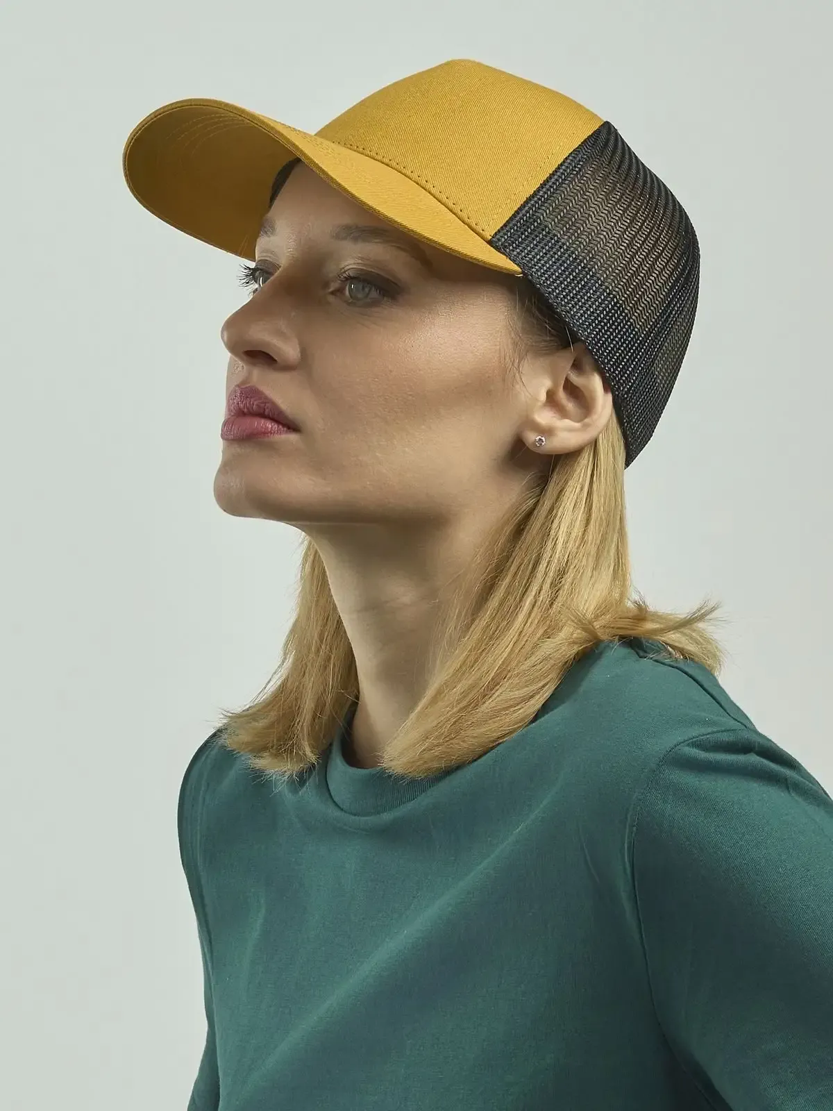 Cappellino Rapper Cotton con mesh posteriore - Atlantis - ATRAPC