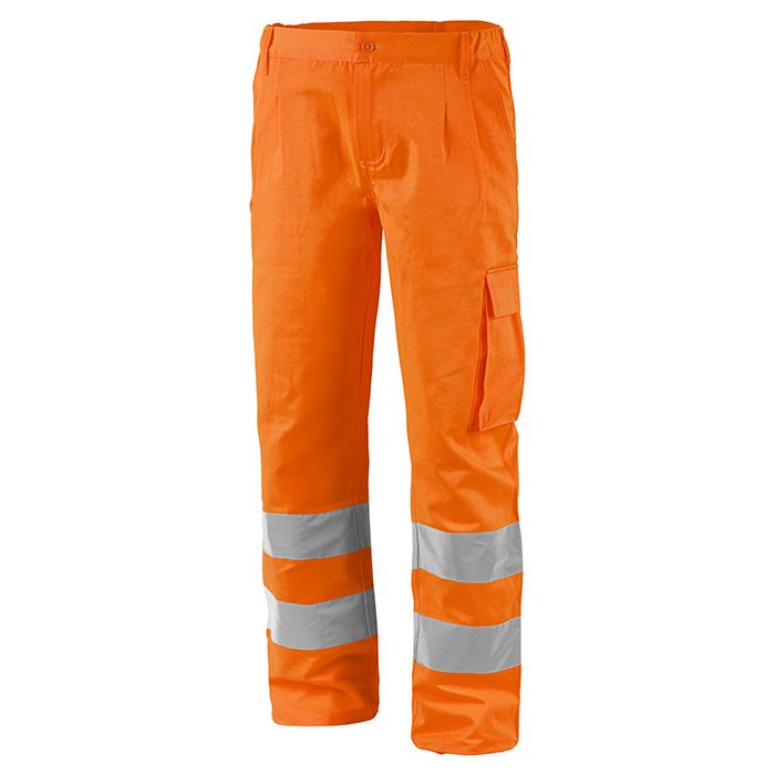 Pantalone da lavoro ad alta visibilità in poliestere e cotone con tasca  - Sottozero job - 1580X