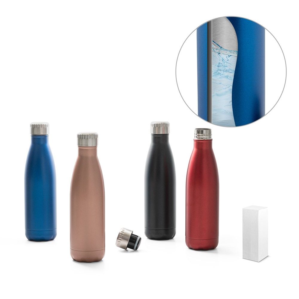 SHOW SATIN. Borraccia in acciao inox 500ml - 94771