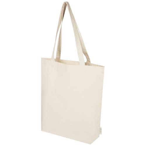 Tote bag con base ampia in tessuto biologico da 180 g/m² da 11 l Orissa - 130060