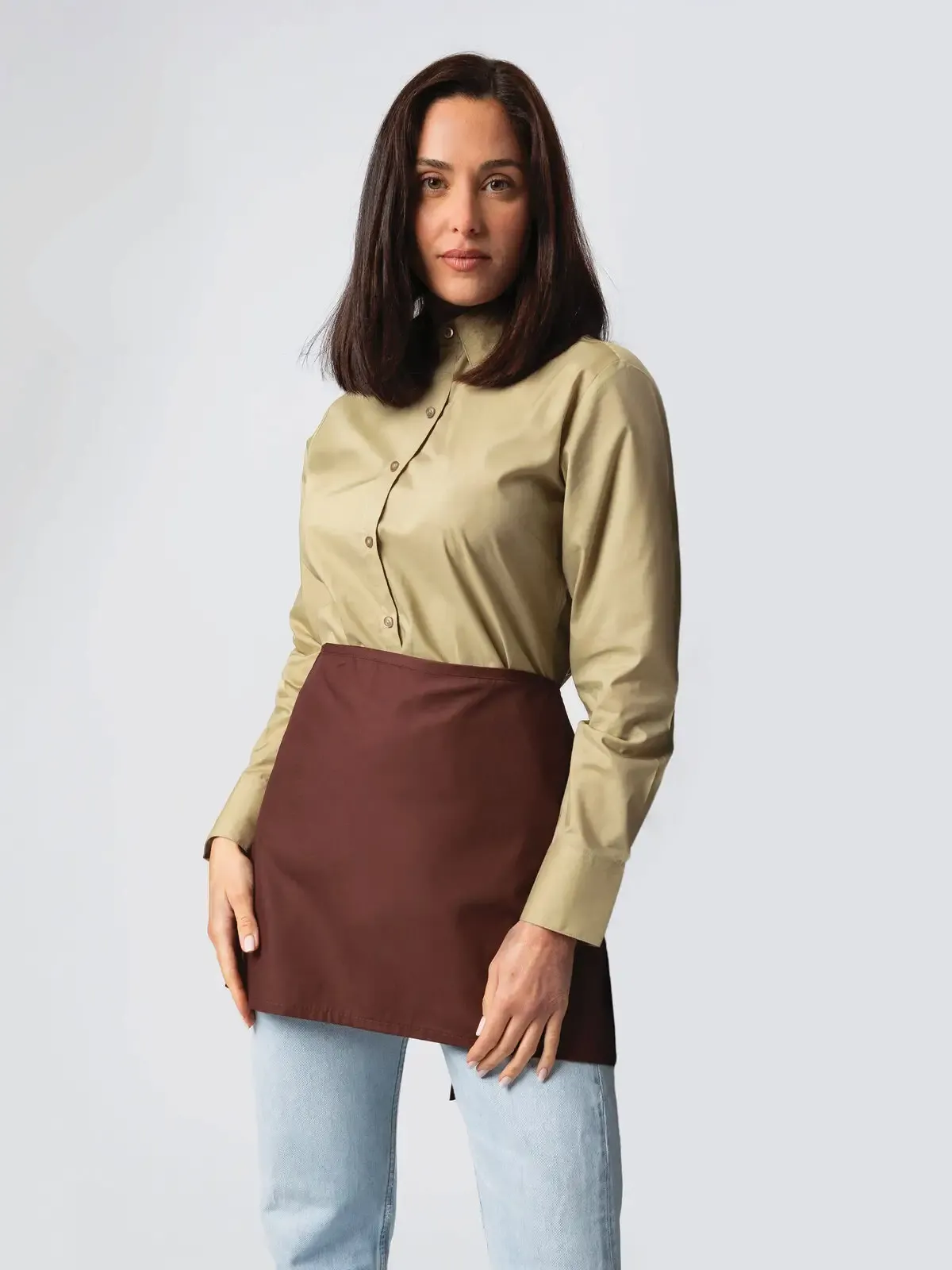 Grembiule stile bar senza tasche - Colore Italiano - MI003