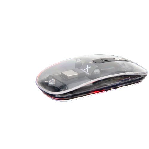 Mouse wireless trasparente a modalità multipla con tecnologia Bluetooth® da 2,4 GHz SCX.design O24 - 1PX167