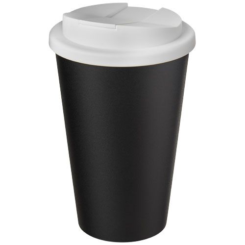 Tazza Americano® Eco da 350 ml in materiale riciclato e con coperchio ermetico - 210425