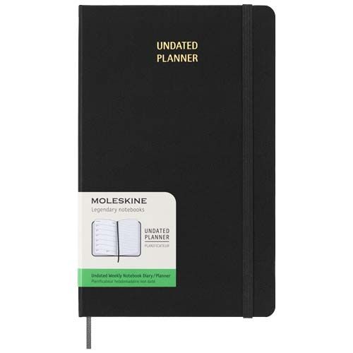 Agenda settimanale formato L con copertina rigida e senza data Moleskine - 107952