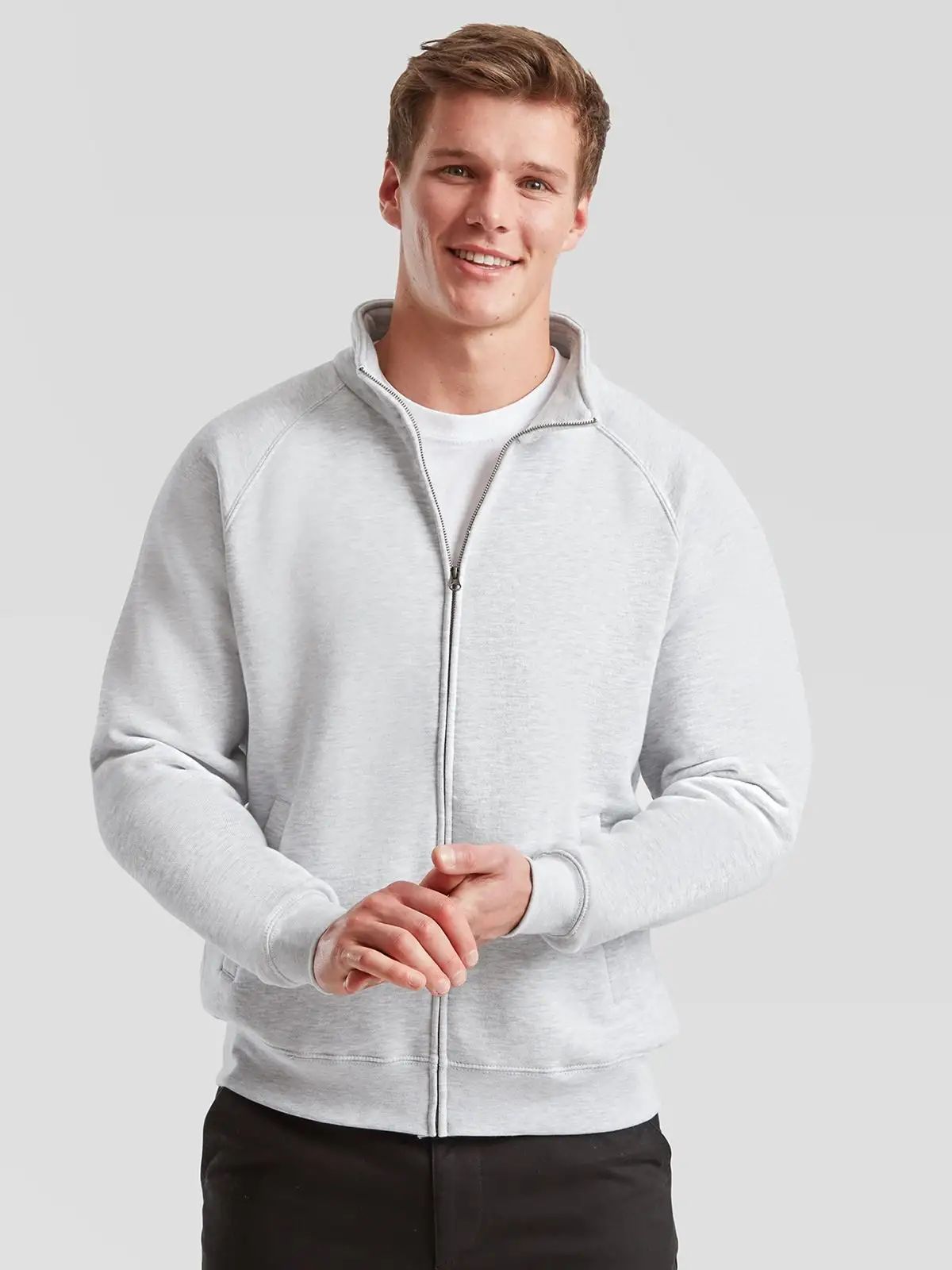 Felpa felpata internamente e due tasche frontali - Fruit Of The Loom - FR622280