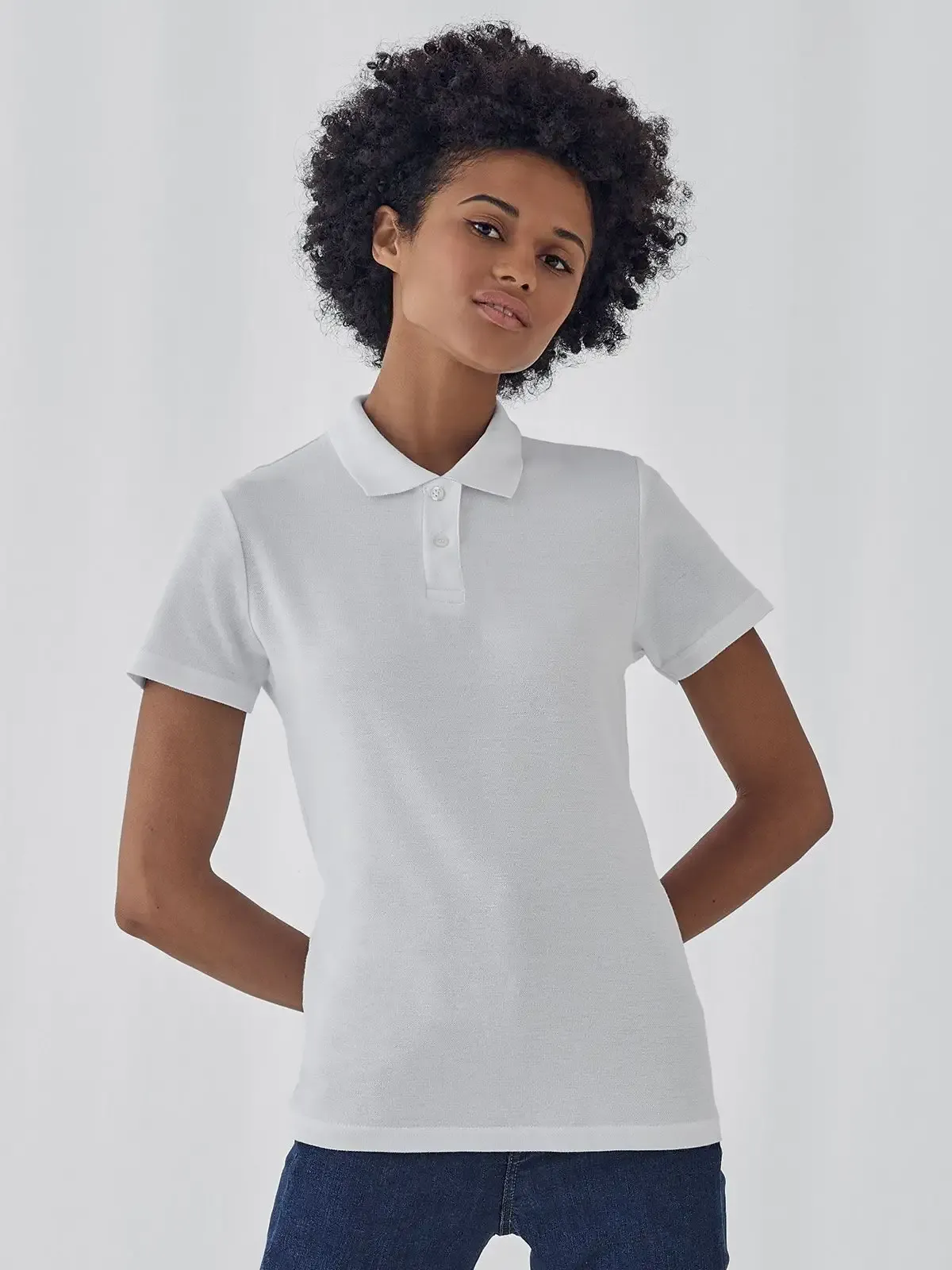 Polo da donna a manica corta leggermente sfiancata - B&C - BCPWI11