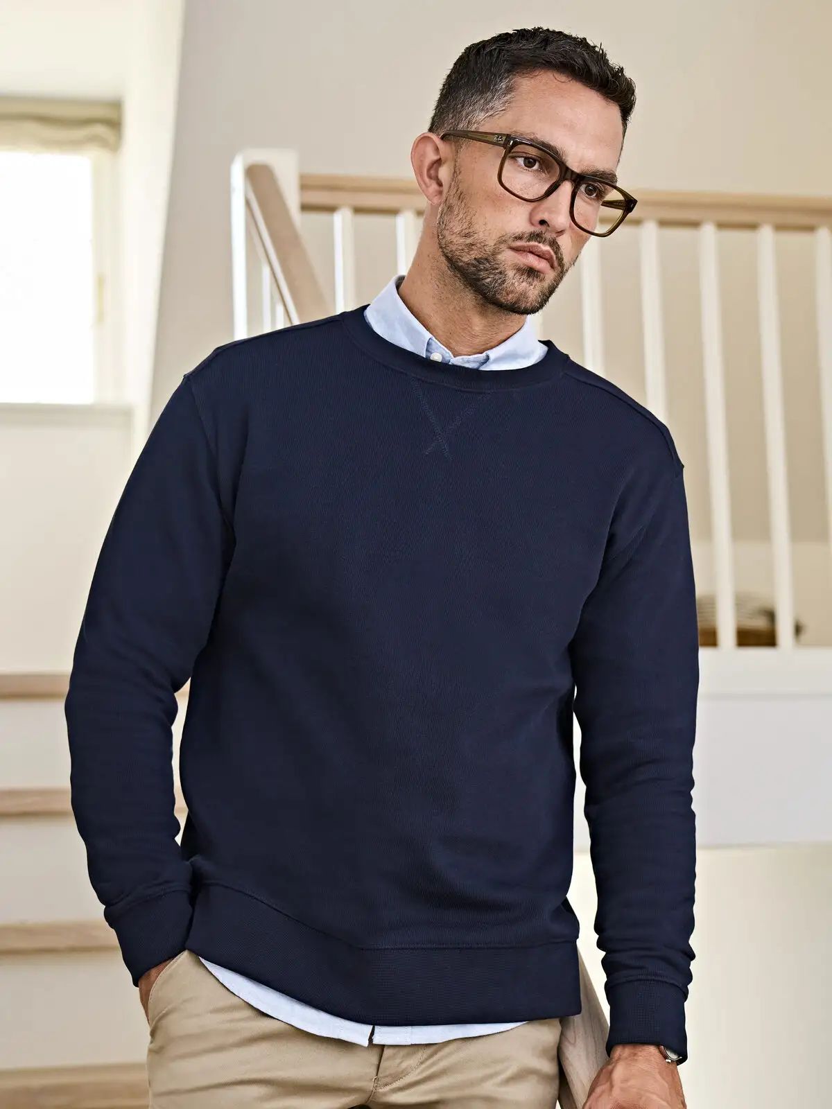 Felpa girocollo in interlock a coste - Tee Jays - TJ5504