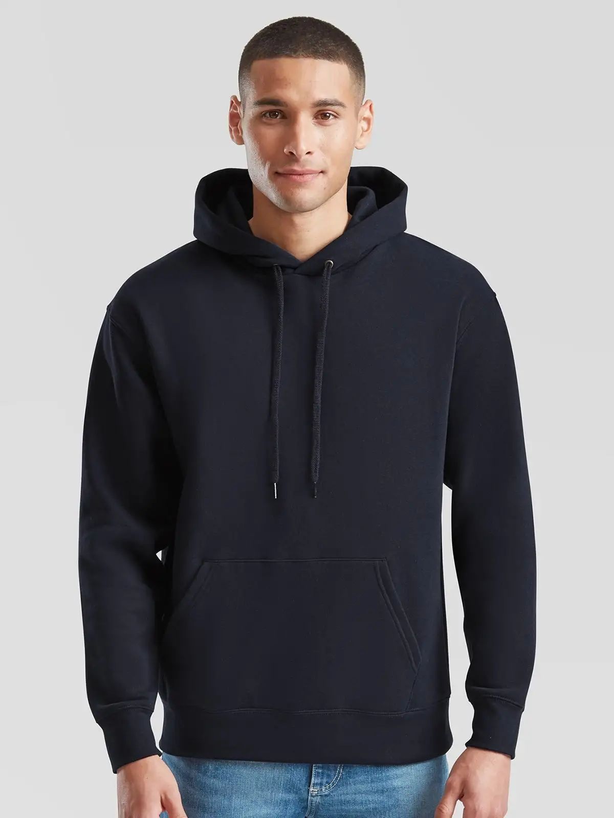 Felpa con cappuccio foderato in tessuto e cordino - Fruit Of The Loom - FR621520