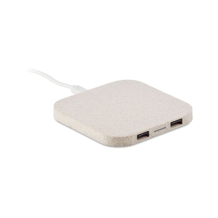 UNIPAD+. HUB USB in paglia/ABS - MO9997