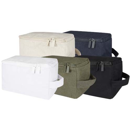 Organizer per articoli per l'igiene personale in cotone riciclato da 500 g/m² Pack Aware™ - 120746