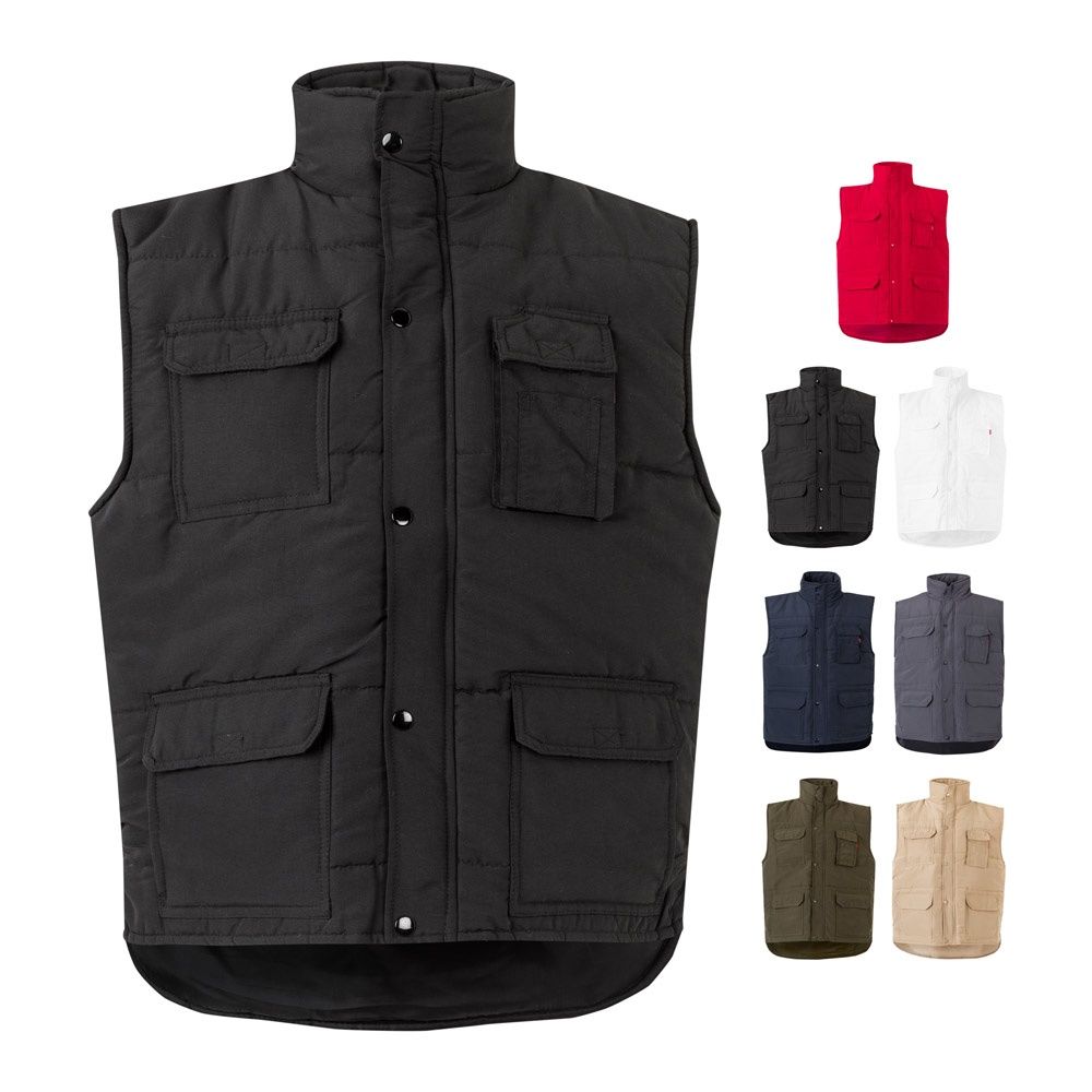 VL MEFITIS. Gilet imbottito con diverse tasche (220g/m²), in poliestere (100%) - 36047