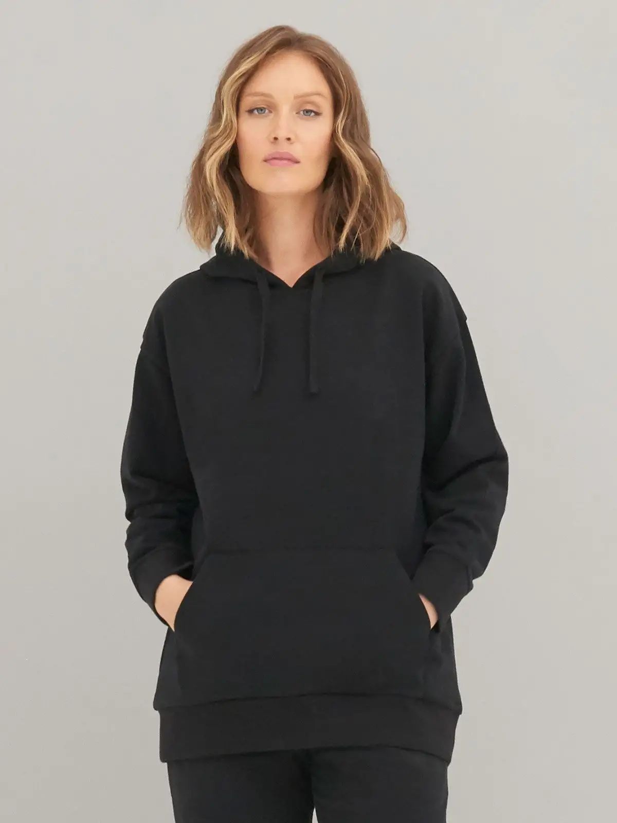 Felpa Crater unisex oversize con cappuccio - Awdis Ecologie - EA042