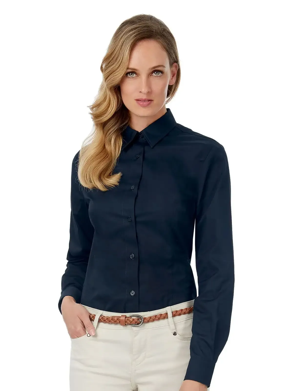 Camicia da donna in puro cotone - B&C - BCSWT83