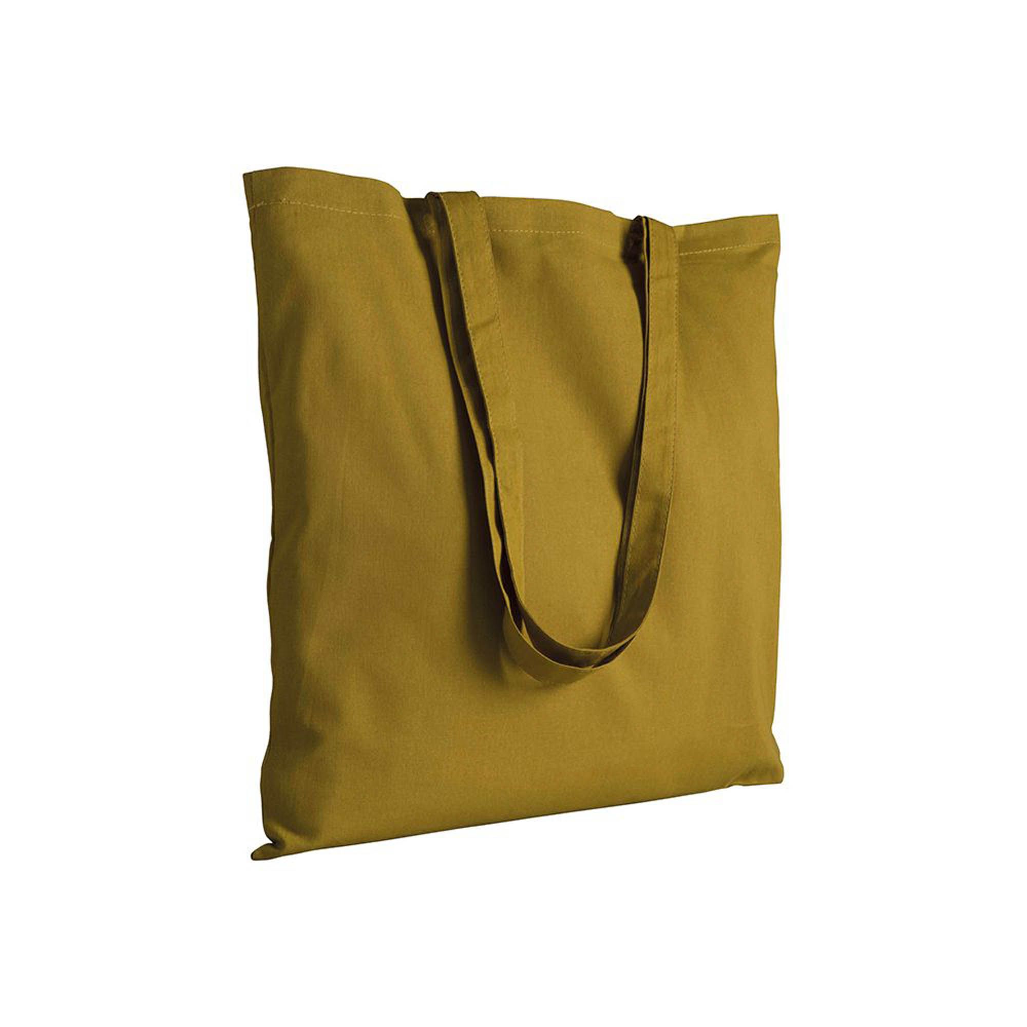 Shopper in cotone 220 g/m2, manici lunghi - 07124