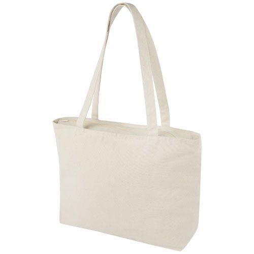 Shopper in cotone 320 g/m² con zip Ningbo - 15L - 120331
