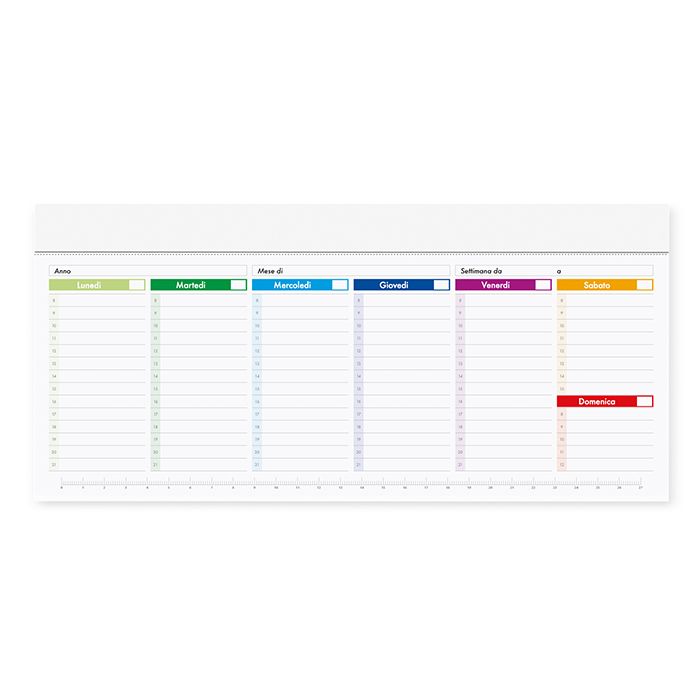 Slim planning multicolor - PA807