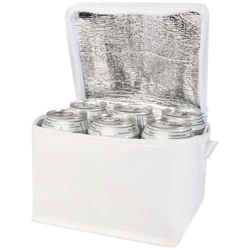 Borsa termica con capacità per 6 lattine in tessuto non tessuto riciclato certificato GRS Spectrum - 4L - 130082
