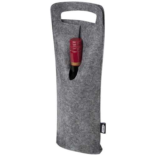 Sacchetto per bottiglia di vino in feltro riciclato certificato GRS da 75 cl Felta - 120665