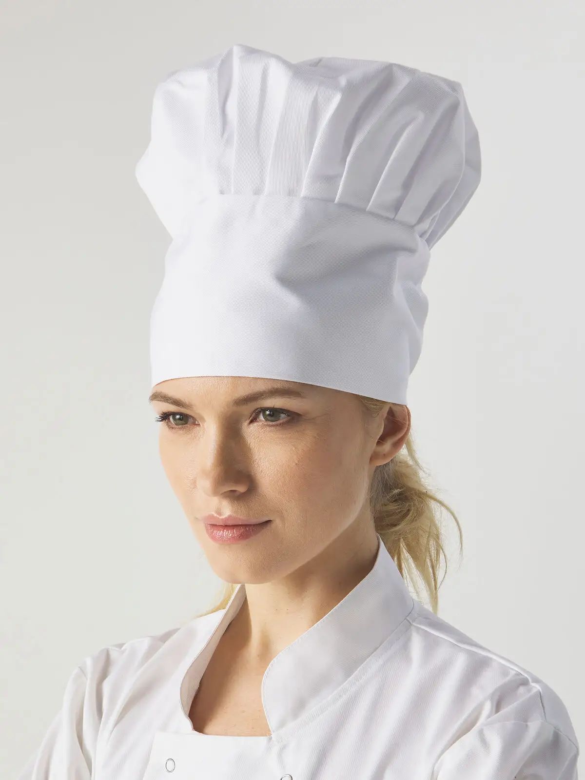 Cappello da chef elasticizzato sul retro - Colore Italiano - MI017