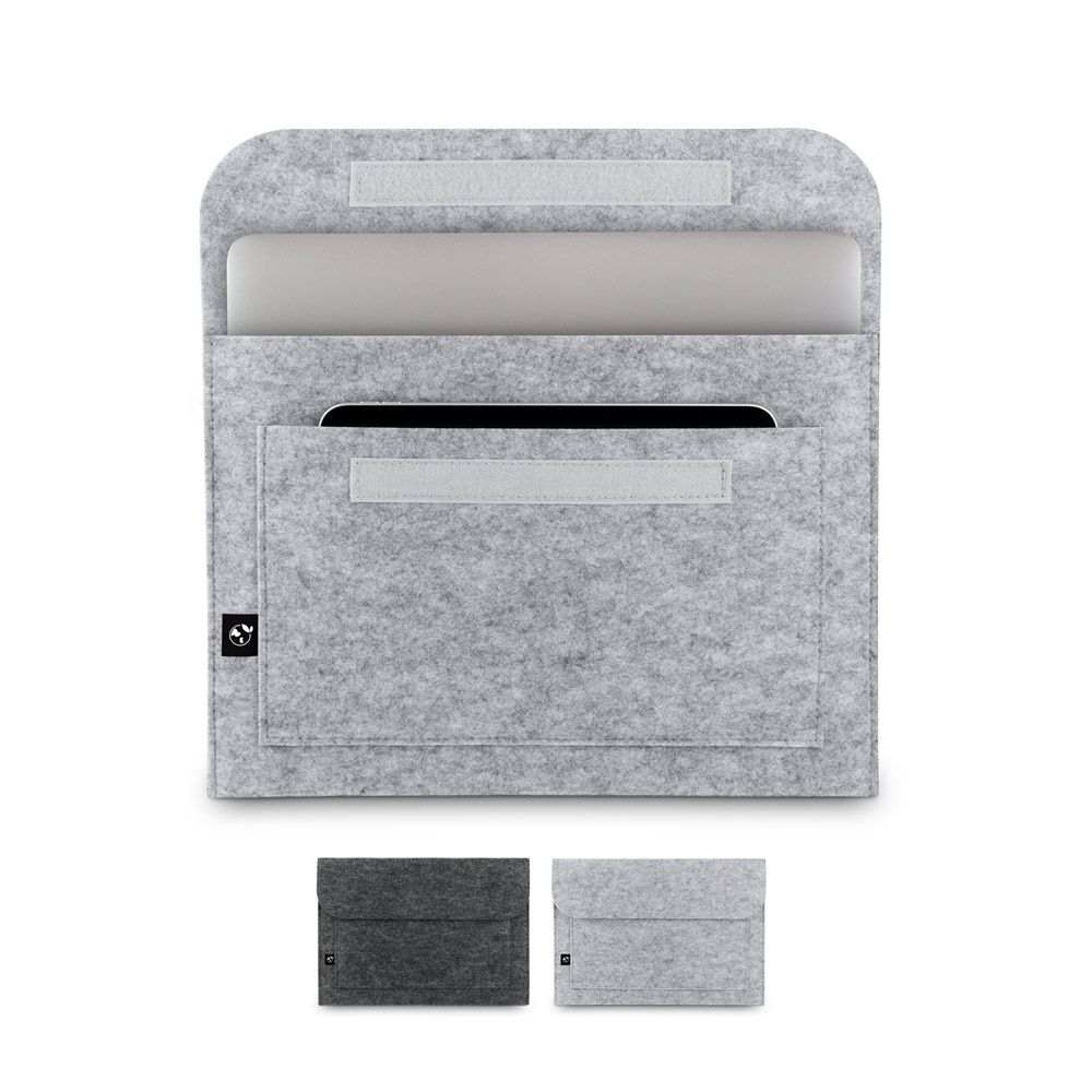 FELPY SLEEVE. Custodia per computer in feltro riciclato (100% rPET) - 92383