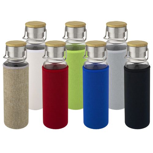 Bottiglia Thor da 660 ml in vetro con custodia in neoprene - 100696