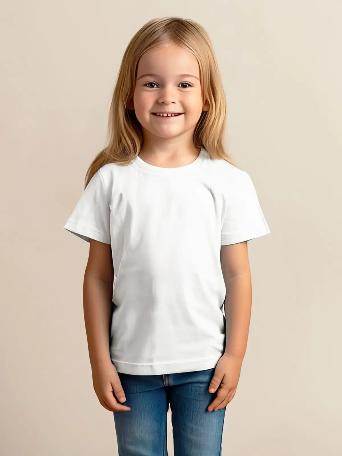 T-shirt per bambini a maniche corte e cucitura a doppio ago su collo - Stedman - ST2200