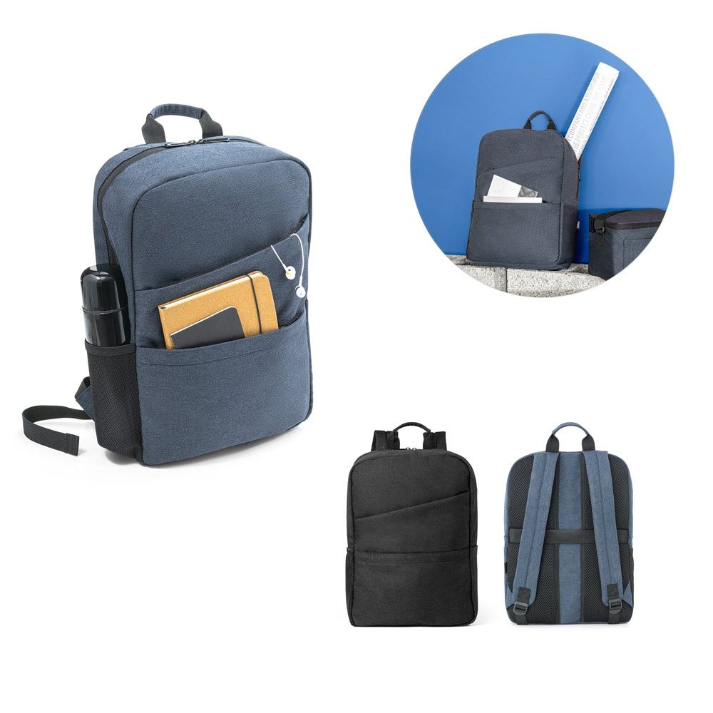 REPURPOSE BACKPACK. Zaino porta PC 15'6'' in 600D poliestere riciclato - 92080