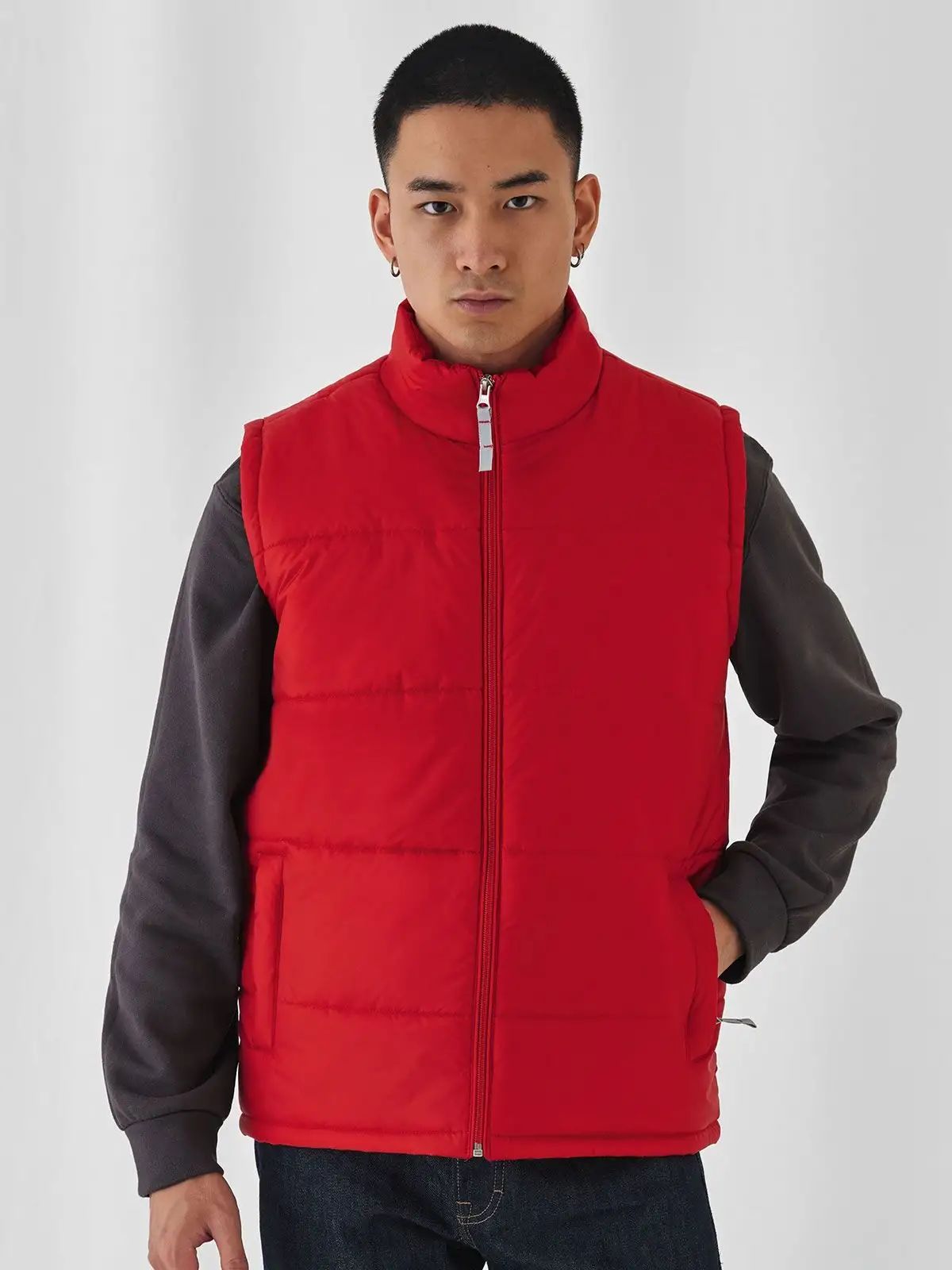 Gilet da uomo smanicato impermeabile con fodera imbottita - B&C - BCJM930